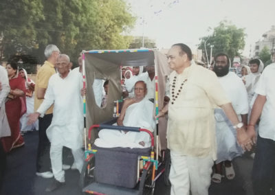 Chandra Raj Singhvi with Maharaj Sa