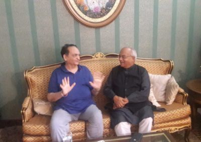 Meeting with political analyst
